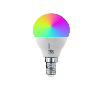 Immax NEO LITE Smart žiarovka LED E14 6W RGB+CCT farebná a biela, stmievateľná, WiFi, P45